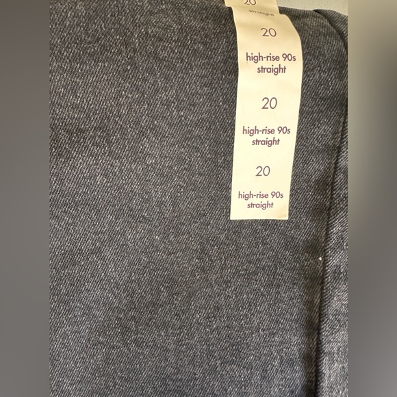 Women’s Ava & Viv high rise 90’s straight stretch no gap waistband  READ INFO - Picture 5 of 13